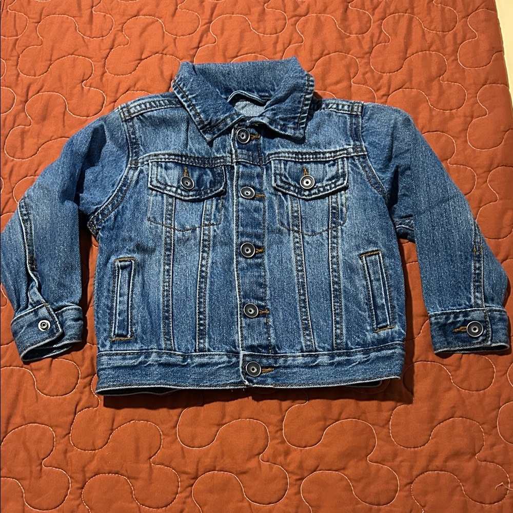EUC The Children's Place Classic Blue Jean Jacket - Size 2T